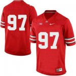 Men's NCAA Ohio State Buckeyes Only Number #97 College Stitched Authentic Nike Red Football Jersey DL20V21FV